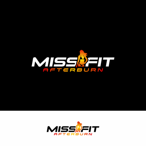 Create a strong woman´s only fitness logo for miss fit afterburn, Logo  design contest