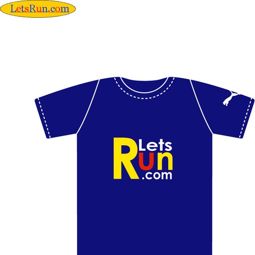 LetsRun.com Tshirt Design Contest Design by Amanda Lynne