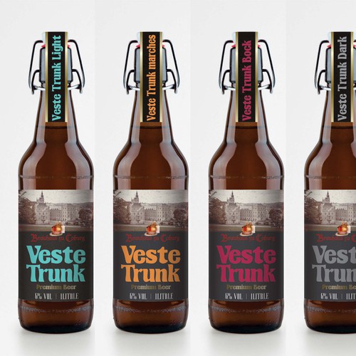 A beer label as symbol of the city of Coburg (Germany) / Wahrzeichen für Coburg! Design by neoflexdesign