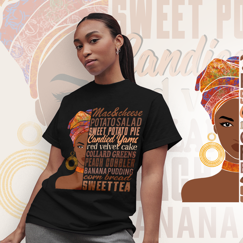 Soul Food/Foodie Themed T-Shirt Designs Design by MaryRay