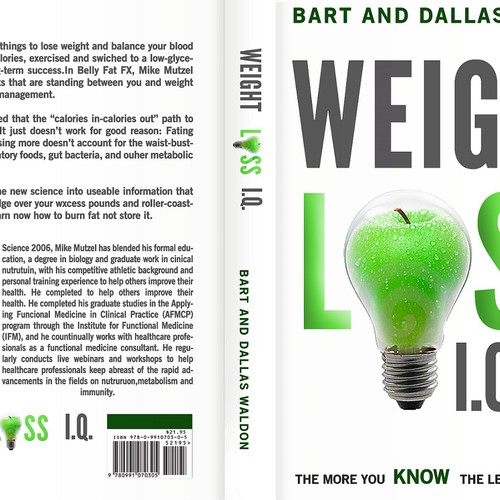 Design a creative and simple cover for weight loss book Design by Milica M.