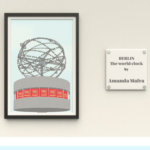99designs Community Contest: Create a great poster for 99designs' new Berlin office (multiple winners) Diseño de Amanda Mafra
