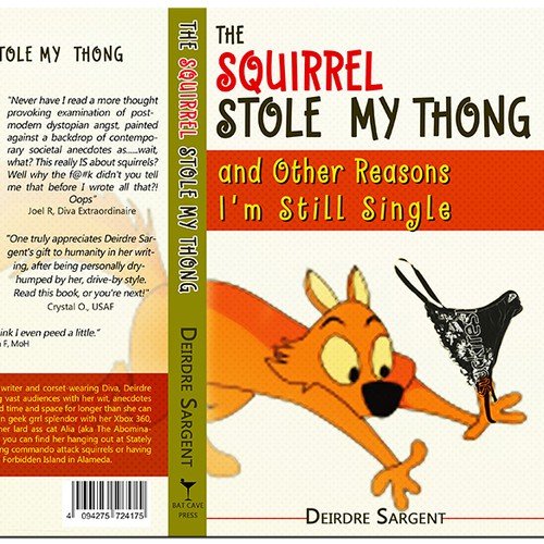 New book cover for the squirrel stole my thong and other reasons i