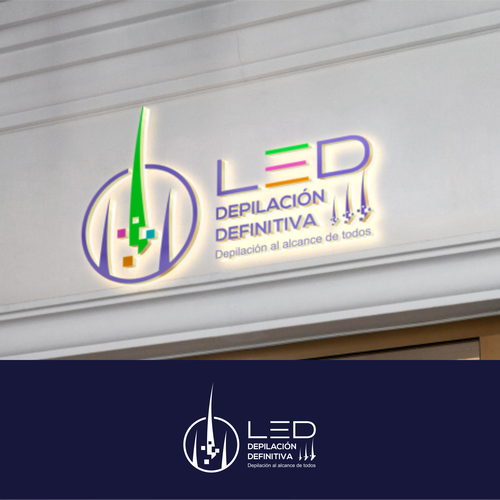 Diseño y Logo para Empresa de Depilación Definitiva Design by Elesense