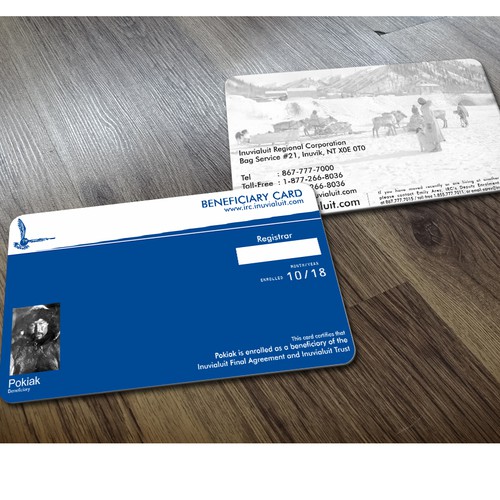 Designing Beneficiary Membership Cards Business card contest