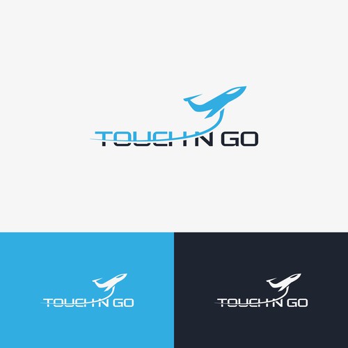 Yacht Name Logo & Lettering - Touch n Go Design by keoart