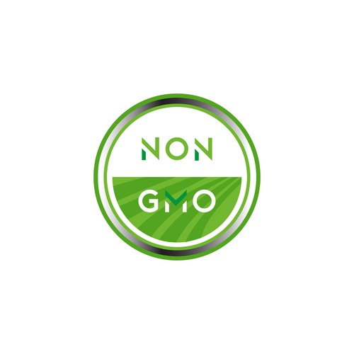 Food Packaging NON-GMO Logo Design by Nishat BD