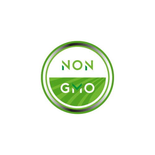 Food Packaging NON-GMO Logo Design by Nishat BD