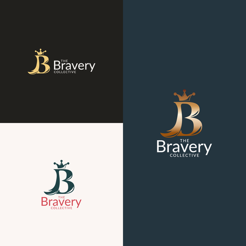 Design a modern and inspiring logo for a coaching business to help young women feel brave Ontwerp door sanwani