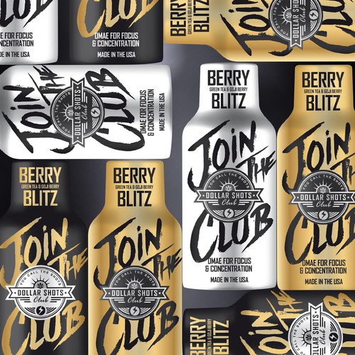 Design di Create an eye-catching energy shot drink bottle design for the relaunch our eCommerce Supplement Shot Co.!! di Dimanist