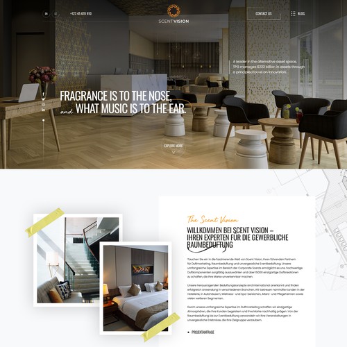 Landing page design contest entry by Moonlight Digital