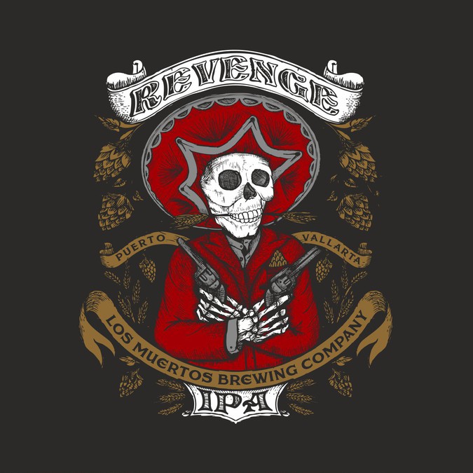 Los Muertos Brewing Company-Revenge IPA | T-shirt contest