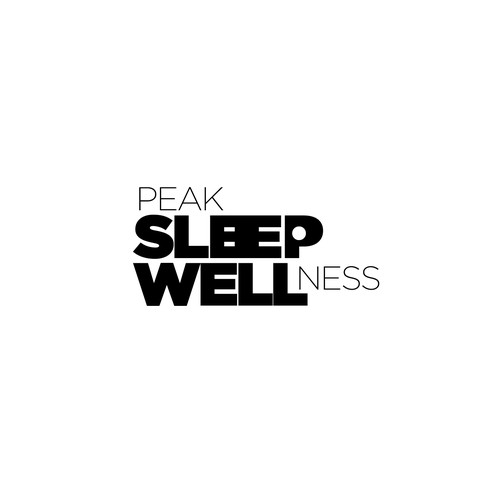 In need of a statement piece logo for our new sleep wellness business! Please emphasize 'sleep well' in logo. Design by Mot®