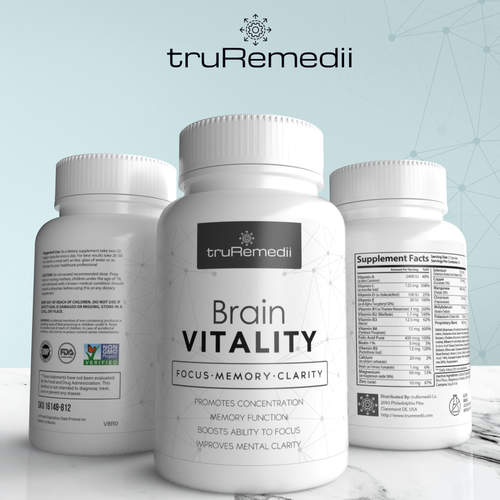 Design minimalist supplement label for a premium brand Design by Tamara.D