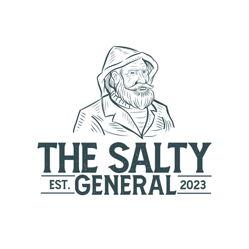 Salty New England General Store / sandwich shop combining classic text & modern imagery Design by Wuiing!