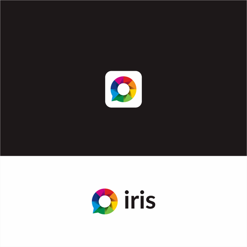 Logo for Iris, the decentralized alternative to social media giants Design by Artventure-