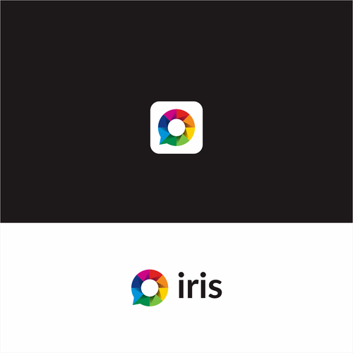 Logo for Iris, the decentralized alternative to social media giants Design by -Artventure-