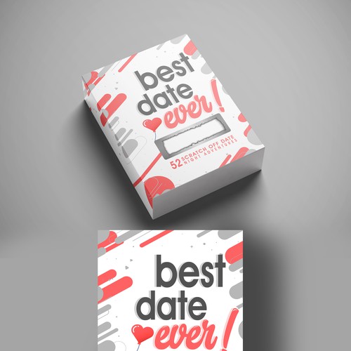 create a fun and eye-catching design for our date night idea box. Design by Chris John'son