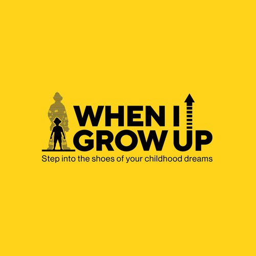 When I Grow Up Logo Design by The Last Hero™