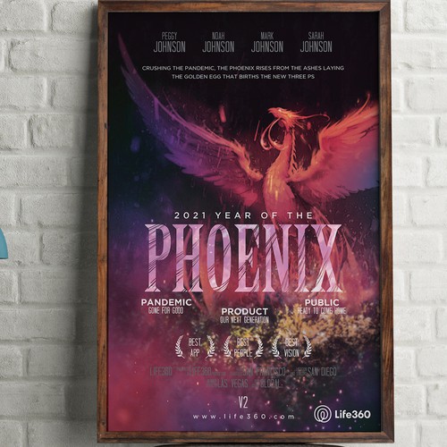 Fun Faux Movie Poster for a Public Company - 2021 Phoenix Design by _Blue_