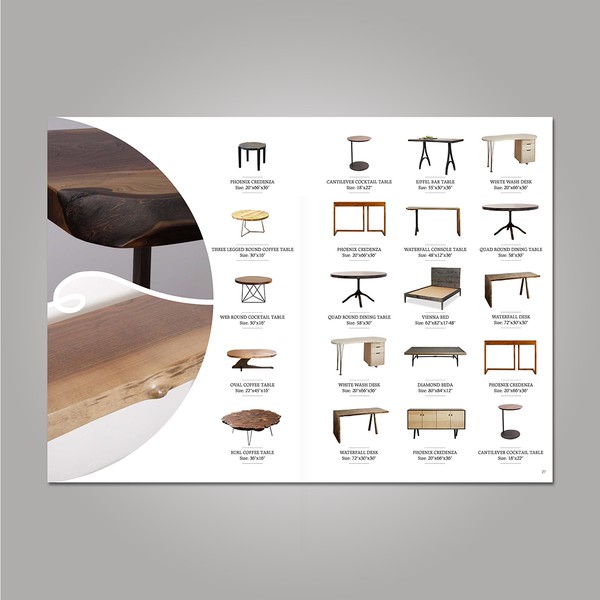 Design realizzato da paulabecattini intitolato "Catalogue "the Red threads" - Interior"