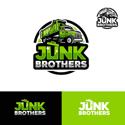 Fun logo for our local, family owned junk removal business Design by Trafalgar Law