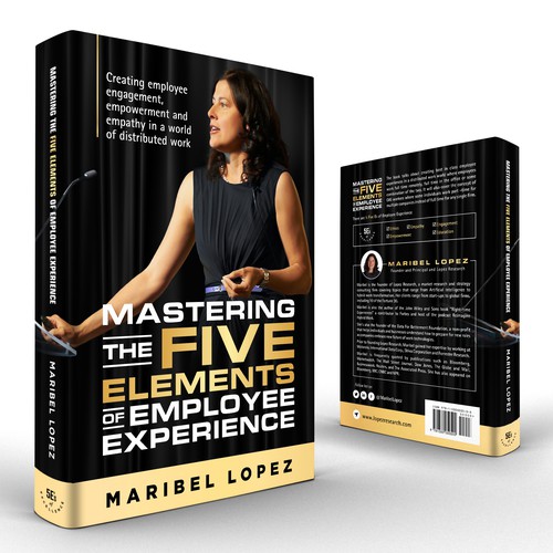 Mastering the Five Elements of Employee Experience  Book title Design by U.T