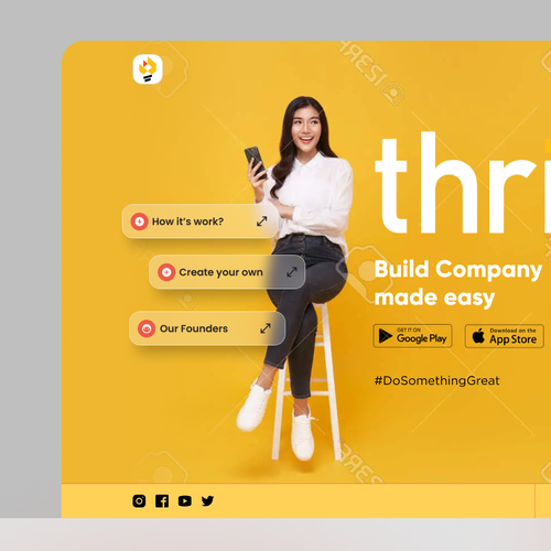 Forbes-listed company needs website for Gen-Z users Design by P E R I