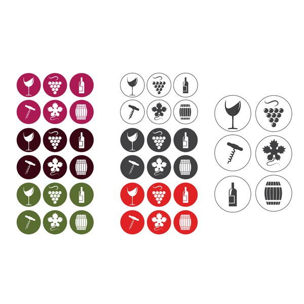 Stickers for wine