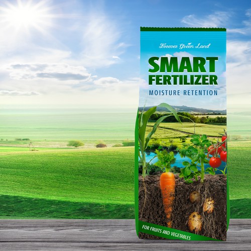 Diseños A smart fertilizer that will help save water concurso Packaging y Envases