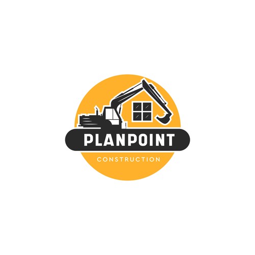 PlanPoint Construction Logo Needs A Remodel Design by Kamel Laghoub