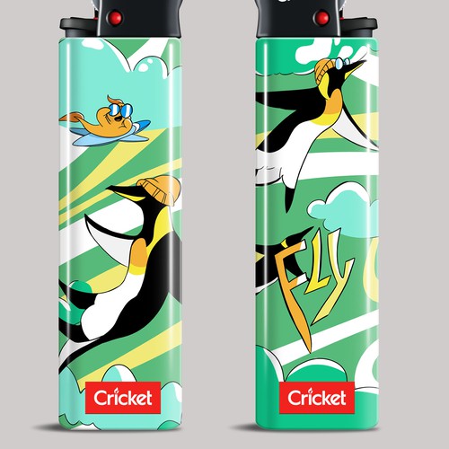 Create illustrations for a limited collection of Cricket Lighters (Multiple Winners) Design by Ainur B.