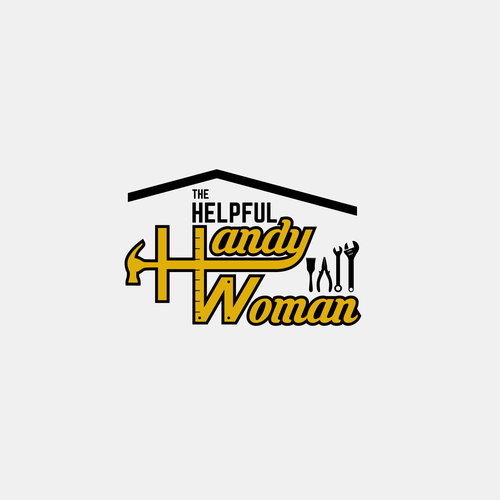 We need a design for our handywoman business that mixes masculine and feminine. Design by XarXi