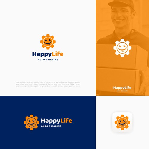 Design Cool and Happy logo for an Auto and Marine company por Champious™