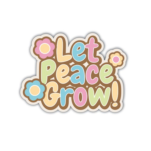 Design A Sticker That Embraces The Season and Promotes Peace デザイン by AdryQ