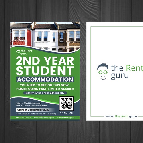 A5 Student Accommodation Flyer Design by PAPRI802030