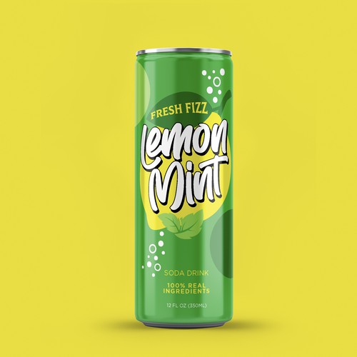 Fresh Fizz Soda Label Design by Gustavo RV