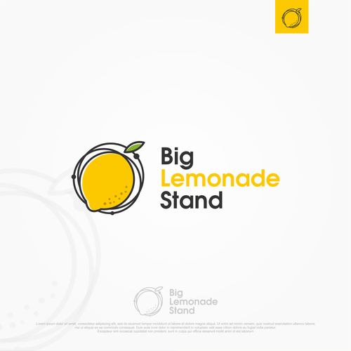 Logo For Big Lemonade Stand Logo Design Contest