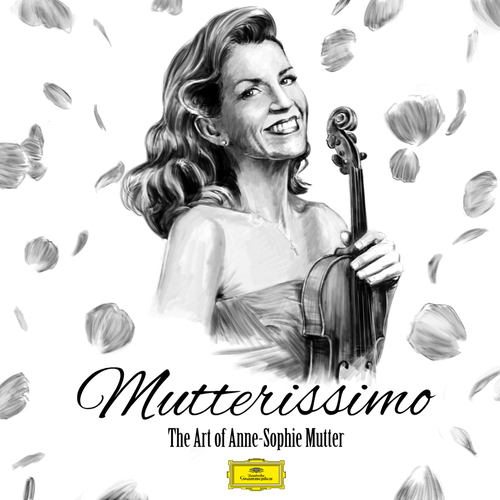 Illustrate the cover for Anne Sophie Mutter’s new album Design by Graphic Beast
