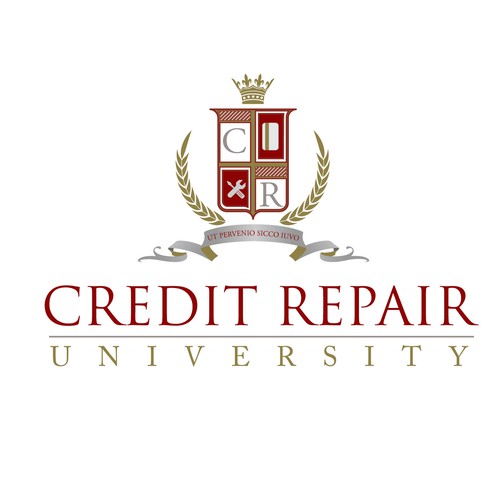 Logo for an Unaccredited Online Credit Repair University Diseño de LordNalyorf