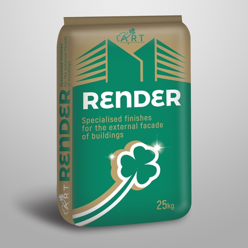 コンペ「Package design for Specialised Cement Finishes」のデザイン by Nirmana92さん 