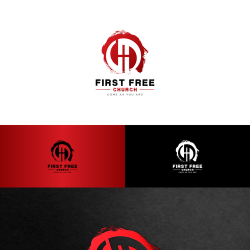 free church logos design