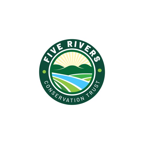 Inspiring logo for land conservation org – save farms and forests, protect clean water, and connect people to nature! Diseño de Saan creatives™