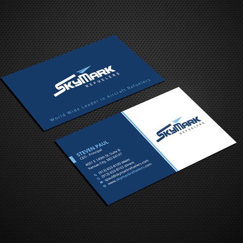 Need business card redesign for Aircraft Truck Fueling company Design by VIVID_Design.