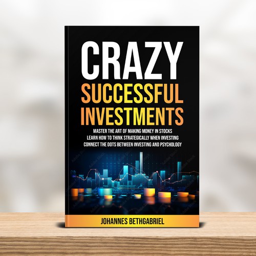 Powerful Book Cover for an Investing book that helps to Build Wealth in the Stock Market Design by T.Primada