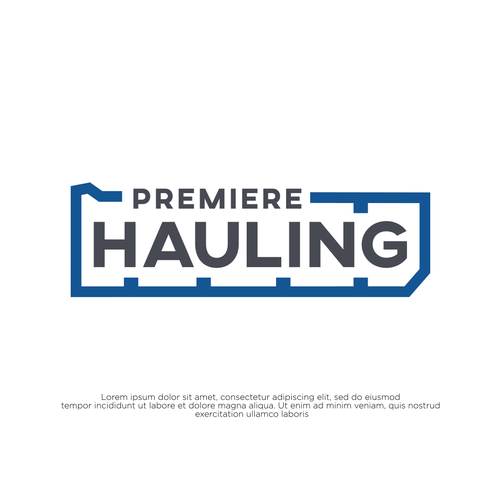 Premiere Hauling Logo Design Diseño de ChemcoRD