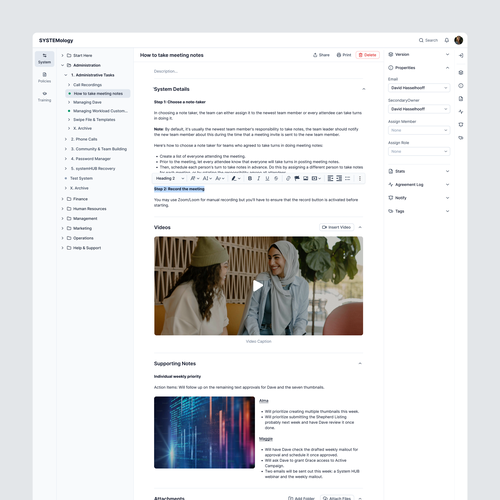 Redesign of SaaS UI Design by It's My Design
