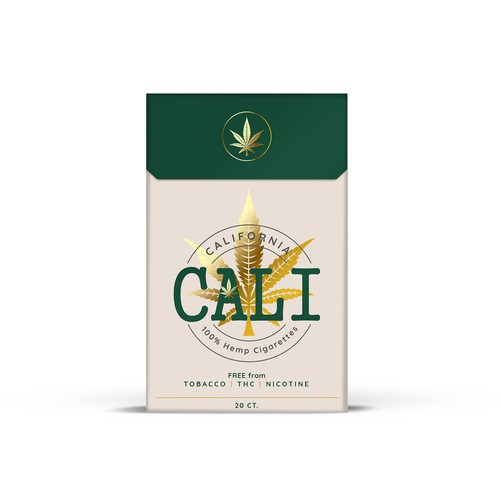 Hemp Cigarette Pack Preliminary Design Design by SRAA