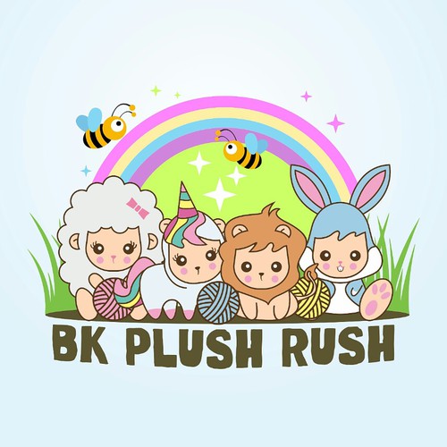 Plush stuffed animal toys needs a fun logo Réalisé par abdzgn