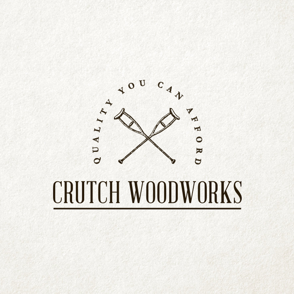Vintage and Classic Logo Design for Hand Made Wood Products